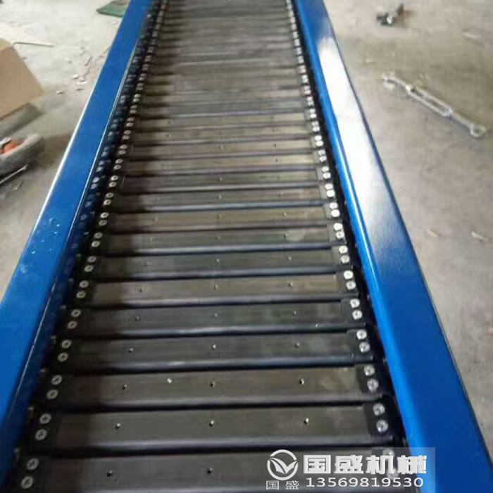 平面转弯链板输送机 平面转弯链板输送机